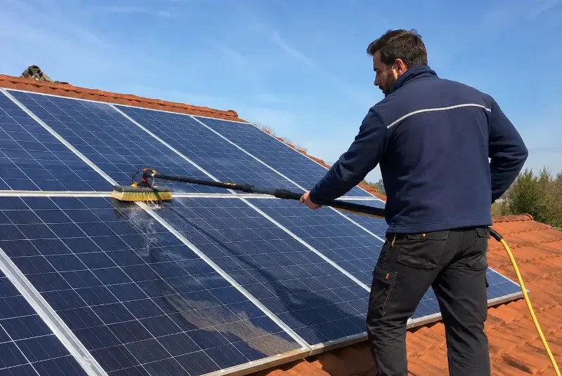 Nettoyage et entretien de panneaux solaires à Hérin