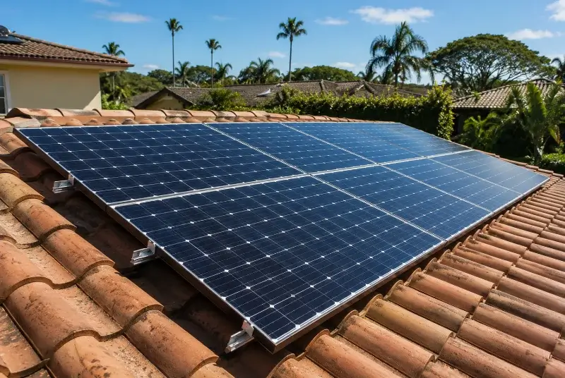 Installation de panneaux solaires à Hérin